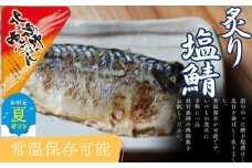 12-239 【お中元】【お手軽調理】炙り塩さば【紋別漁師食堂】