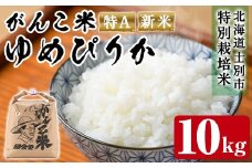 【C7061】＜令和7年産 新米 先行予約！＞田舎塾特別栽培米「がんこ米ゆめぴりか」(10kg) 【2025年10月中旬以降順次発送】 米 お米 白米 北海道産 北海道米 ゆめぴりか 特A 一等級 ごはん おこめ コメ 単一原料米 新米 【田舎塾】