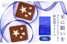 星に願いを 10枚入1箱 喜信堂《30日以内に出荷予定(土日祝除く)》北海道 名寄市 お菓子 個包装 おやつ デザート スイーツ 洋菓子 小分け ご褒美 お取り寄せ 人気 チョコレート カカオ 銘菓 送料無料