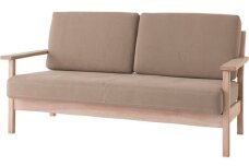 ノーザンフォレスト ソファ ラテBE NC101SO 幅180cm SC色 3人掛け 3人 国産家具 国産 ソファー 木製 カバ材 家具 インテリア カントリー調 お洒落 オンライン申請 ふるさと納税 北海道 三笠市 三笠【0809701】