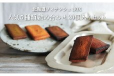 北海道フィナンシェBOX　人気5種類詰め合わせ　20個入りセット【06011】