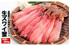 B-25024 お刺身OK！生本ずわいがに棒肉ポーション400～500g×1P