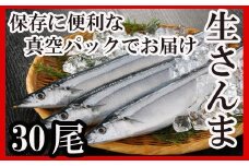 B-30005 【北海道根室産】さんま30尾