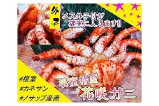 D-59002 【北海道根室産】花咲ガニオスメス混合3～4尾