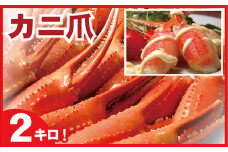 B-07005 ボイル紅ずわいがに爪1kg×2P