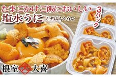 D-73007 エゾバフンウニ塩水パック60g×3P[11月中旬以降発送]