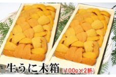 F-65001 エゾバフンウニ100g×2折[10月下旬以降発送]
