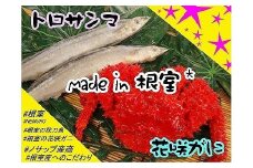 C-59007 【北海道根室産】花咲ガニ2尾(計800g以上)、冷凍サンマ10尾
