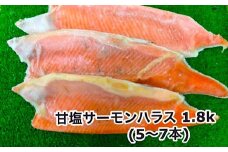A-35014 甘塩トラウトサーモン腹身250～350g×4～6本(計1.5kg)