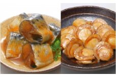 A-09063 ほたてのバター醤油といわし煮付けレトルトセット