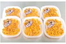E-53006 エゾバフンウニ塩水パック70g～80×6P[11月中旬以降順次発送]