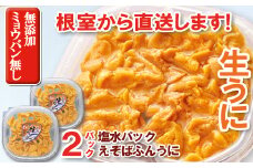 E-71031 エゾバフンウニ塩水パック200g×2P[11月中旬以降発送]