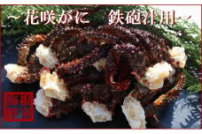 A-57048 【北海道根室産】活〆花咲ガニ生足鉄砲汁用2kg(1kg×2P)