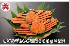 B-01056 ボイルずわいがに姿600g×2尾