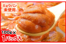 B-56016 エゾバフンウニ(赤色)塩水パック100g×1P