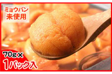 B-56017 エゾバフンウニ(黄色)塩水パック70g×1P