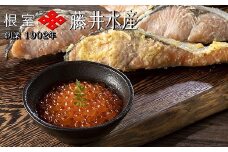 B-42099 【北海道根室産】鮭の西京味噌漬・塩麹漬(計2kg)・いくら醤油漬け100g×2P