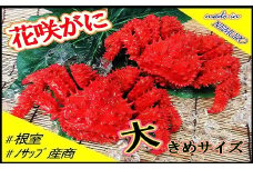F-59005 【北海道根室産】花咲がに2尾(計1.3kg)