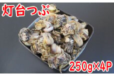A-19005 【北海道根室産】灯台つぶむき身250g×4P