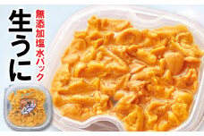 G-71002 エゾバフンウニ(赤系)無添加塩水パック50～60g×1P[10月下旬以降発送]