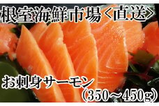 G-28045  根室海鮮市場＜直送＞お刺身トラウトサーモン2P(計350～450g)