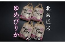 D-65006 北海道米ゆめぴりか5kg×4袋