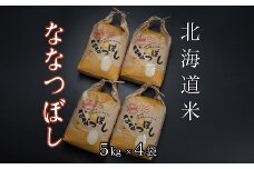 D-65007 北海道米ななつぼし5kg×4袋