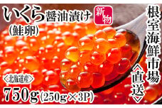 C-14058  いくら醤油漬け(秋鮭卵)(新物)250g×3P