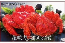 B-57028【北海道根室産】花咲ガニ350g×2尾