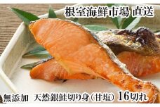 A-11253 無添加天然銀鮭切身16切