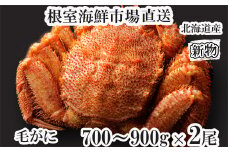 D-11054 ボイル毛がに700～900g×2尾