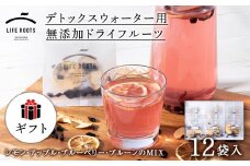 【ギフト用】 ドライフルーツ (5g×12個) ギフト 砂糖不使用 無添加 デトックスウォーター用 ヘルシー 健康 デトックス