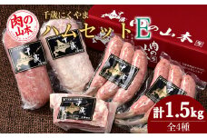 ハムギフトセットE（NYH-06） 4品 詰合せ ハム ソーセージ ベーコン 〈肉の山本〉