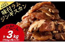 味付 ラムジンギスカン 3㎏ ≪ 肉の山本 ≫ 千歳ラム工房 ラム肉 羊肉 肉 北海道 千歳