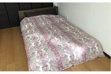ダウンエッセンス(ポリエステル)冬掛布団1.8kg シングル1枚(色：赤系)