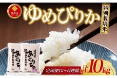 【先行予約】令和7年産米 北海道滝川産 特別栽培ゆめぴりか 10kg 12ヵ月連続 ※10月中旬・新米からお届け｜北海道 滝川市 米 お米 白米 精米 ゆめぴりか ユメピリカ 特別栽培 定期便 連続お届け