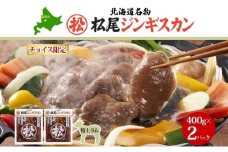 チョイス限定 マツオジンギスカン 味付特上ラム 400g×2袋 松尾ジンギスカン ラム肉 松尾 タレ マツオ マツオジンギスカン 焼くだけ簡単 フライパン調理 冷凍 北海道名物 羊 ヒツジ肉 本場 お取り寄せグルメ 送料無料 北海道 滝川市