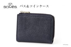 SOMES　GL-04　パス＆コインケース　（ネイビー）[12260315] レビューキャンペーン