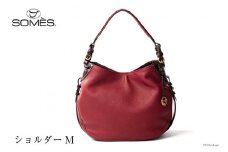 SOMES バッグ レディース イルザ IL-45 ショルダーM（ワイン）[ソメスサドル株式会社 北海道 砂川市 12260611-wi] ソメス 本革 ショルダーバッグ カバン 鞄 革鞄 レザー 革 革製品 肩掛け レビューキャンペーン