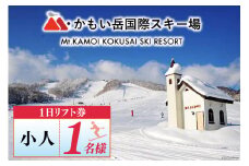 チケット かもい岳スキー場 1日リフト券 小人1名様  [M・かもい岳 北海道 歌志内市 01227ak004 ] スキー スノボー ウィンタースポーツ アウトドア  リフト 引換券