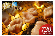 塩 ホルモン 180g × 4パック [木村精肉店 北海道 歌志内市 01227ai063] 小分け 冷凍 焼き肉 焼肉 おつまみ 豚