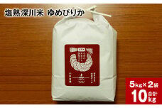 令和6年産 塩熟深川米 ゆめぴりか（精米） 10kg（5kg×2袋） 塩熟米 白米 米 お米 おこめ こめ コメ ごはん ご飯 【2024年10月上旬以降 順次発送開始】