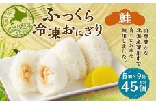 北海道の恵み ふっくら冷凍おにぎり（鮭） 計45個 米 お米 おにぎり