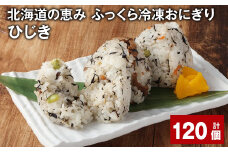 北海道の恵み ふっくら冷凍おにぎり（ひじき） 計120個 米 お米 おにぎり