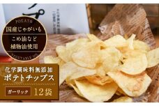 化学調味料無添加ポテトチップス ガーリック味(55g×12袋)