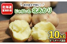 北海道富良野産 じゃがいも 北あかり 10kg(SサイズからLサイズ混合)【1262356】