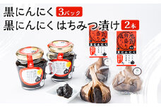 元気もりもり　黒にんにく(約35g×3パック)と黒にんにくはちみつ漬け(110g×2本)2種セット【1255683】