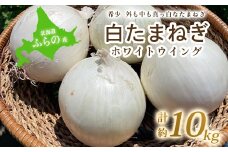 ＜先行受付＞10月より順次発送＜北海道ふらの産＞ 白玉ねぎ約10kg【1258411】