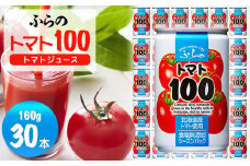 ＜北海道産トマト使用＞ふらの トマト100 ジュース 食塩無添加 160g×30本入_ トマトジュース トマト100 食塩無添加 無塩 野菜ジュース ドリンク 飲料 美容 砂糖不使用 健康 備蓄 防災 缶 ストレート ギフト 贈答 送料無料 セット 国産 北海道 【1295398】