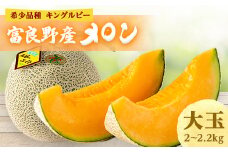 近藤農園の富良野産メロン大玉 1玉入り(2kg～2.2kg未満)【1308683】
